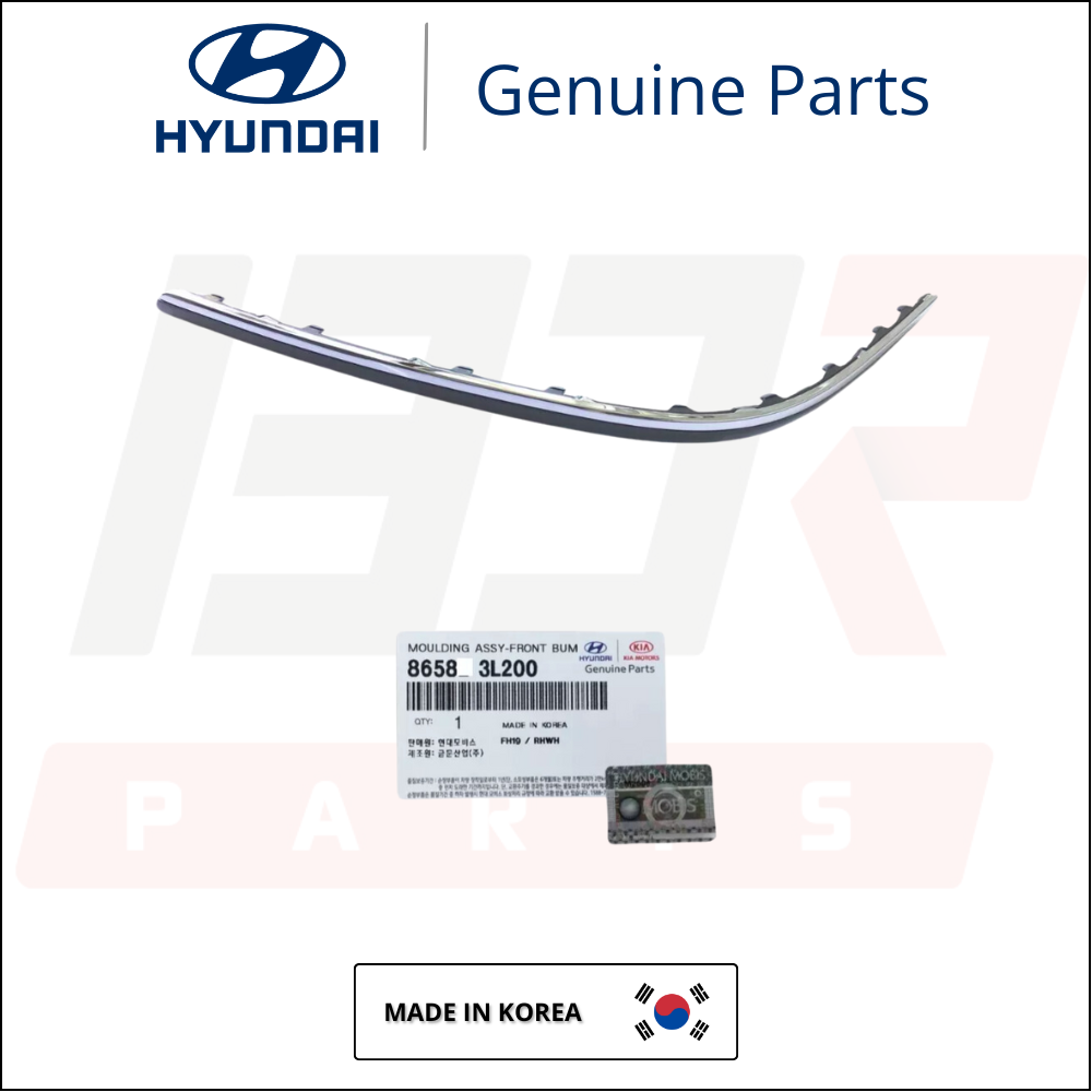 ACABAMENTO PARACHOQUE DIANTEIRO ESQUERDO ORIGINAL PARA HYUNDAI AZERA 3.3 2006 A 2010