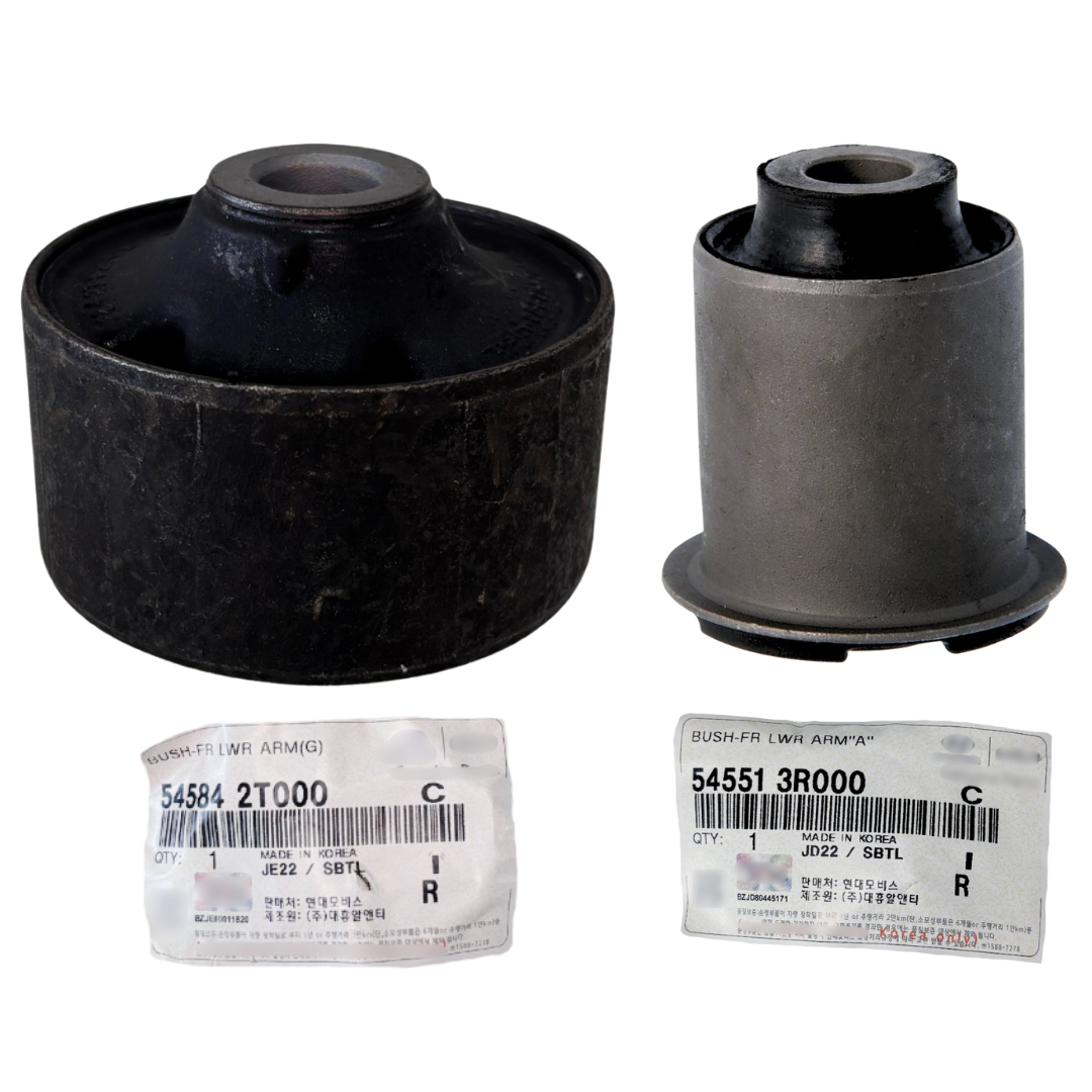 KIT 2 BUCHAS BANDEJA DIANTEIRA ORIGINAL HYUNDAI AZERA 3.0 2012 A 2018