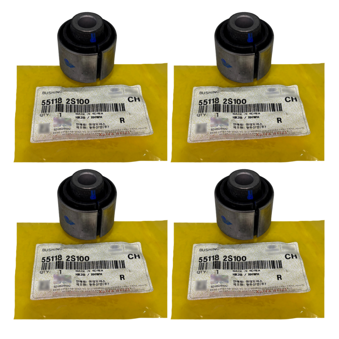 4 BUCHAS BRAÇO CURVO TRASEIRO PARA HYUNDAI SANTA FÉ 3.3 2013 A 2022