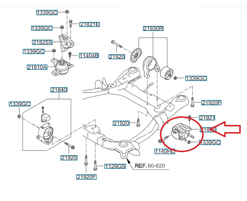 COXIM SUPERIOR DO CÂMBIO HYUNDAI SANTA FÉ 3.5 2009 A 2012