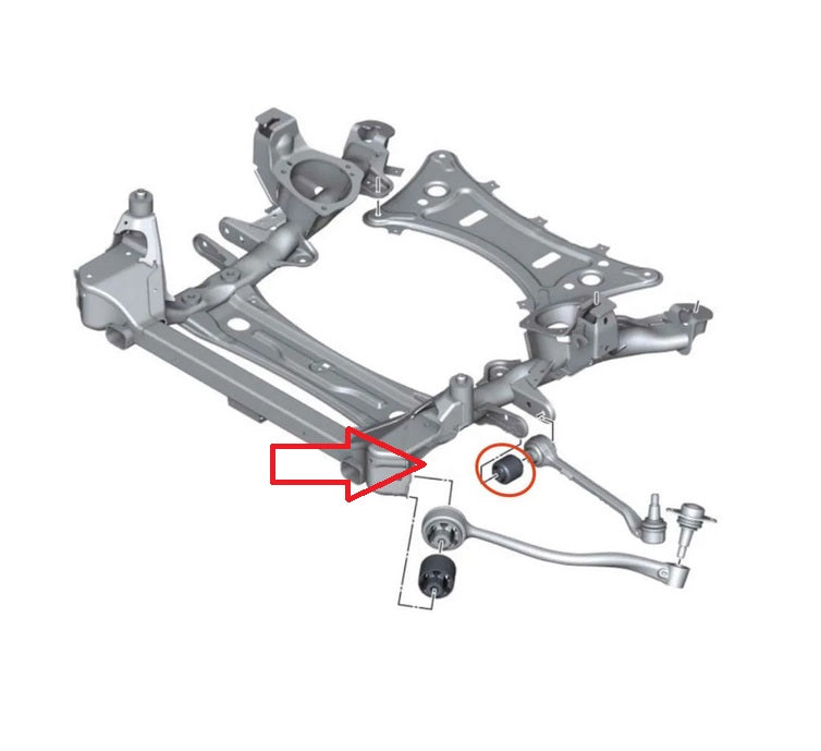 BUCHA BRAÇO DIANTEIRO RETO BMW 320 2012-2018