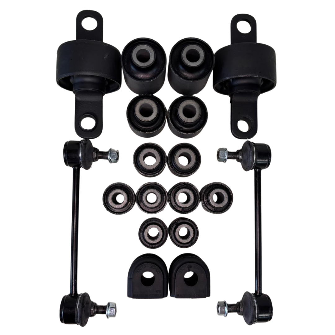 KIT COMPLETO BUCHAS E BIELETAS TRASEIRAS HYUNDAI I30 2.0 2007 A 2012
