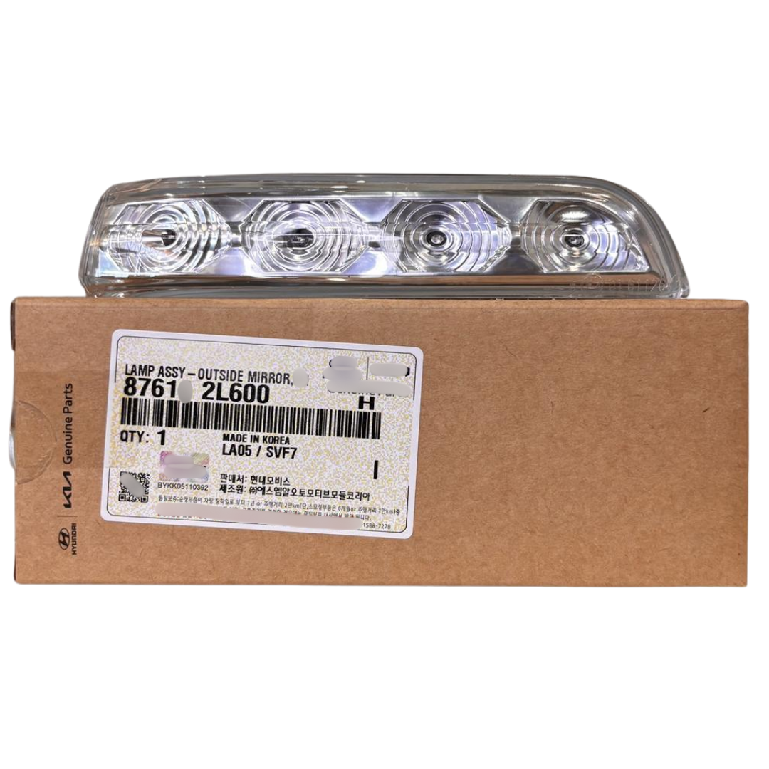 PISCA SETA LED RETROVISOR ESQUERDO ORIGINAL HYUNDAI I30 2.0 2007 A 2012