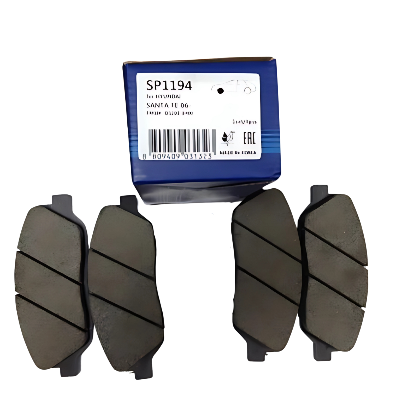 KIT PASTILHAS DE FREIO DIANTEIRA PARA HYUNDAI SANTA FÉ 2006 A 2013