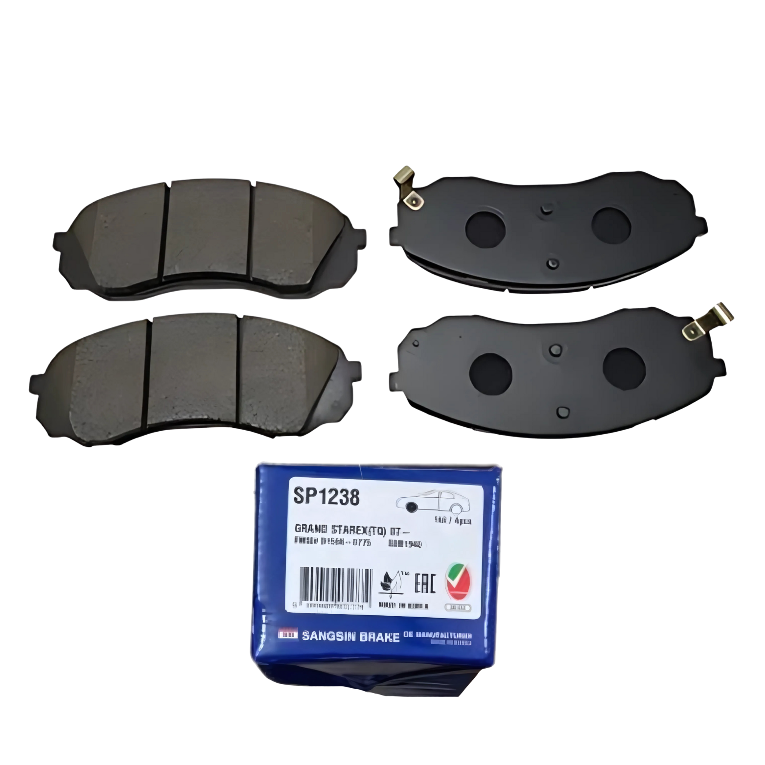 KIT PASTILHAS DE FREIO DIANTEIRA PARA KIA GRAND CARNIVAL 2006 A 2015