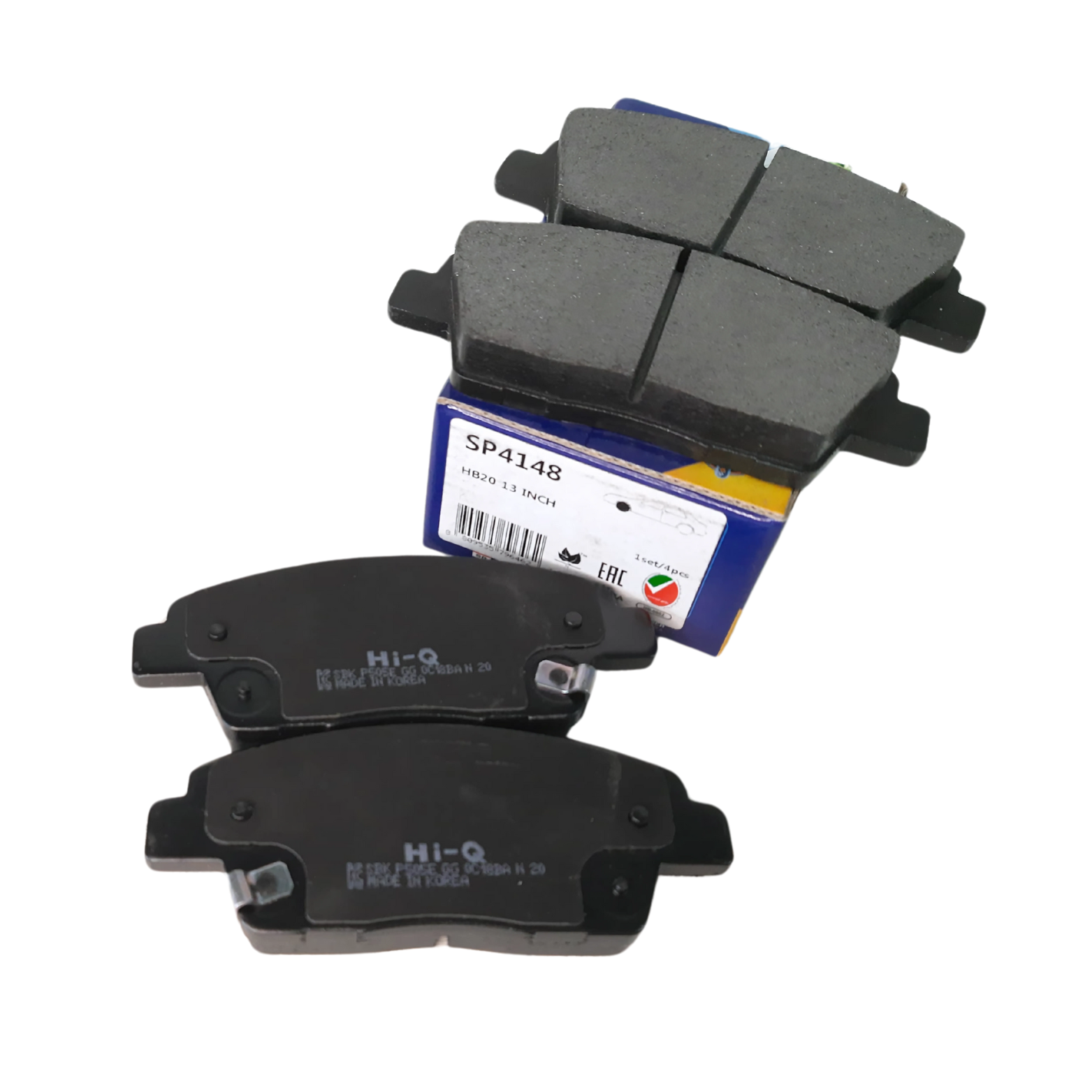 PASTILHAS DE FREIO DIANTEIRAS PARA HYUNDAI HB20 1.0 2012 A 2019