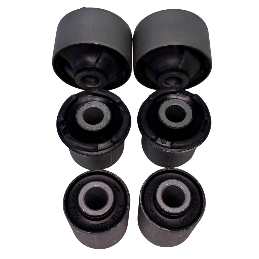 KIT 6 BUCHAS BANDEJA INFERIOR DIANTEIRA HYUNDAI AZERA 3.3 2006 A 2011