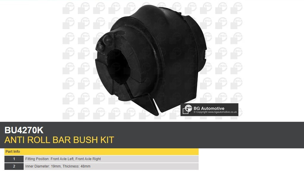 BUCHA BARRA ESTABILIZADORA DIANTEIRA LAND ROVER DISCOVERY SPORT 2015 A 2022