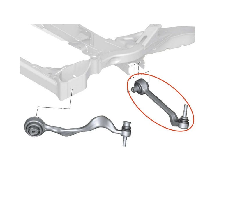 BRAÇO DIANT RETO ESQUERDO BMW 120 2005-2012