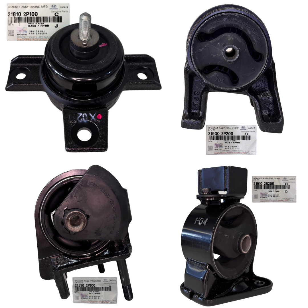 KIT 4 COXINS DO MOTOR ORIGINAL KIA SORENTO 2.4 2009-2012