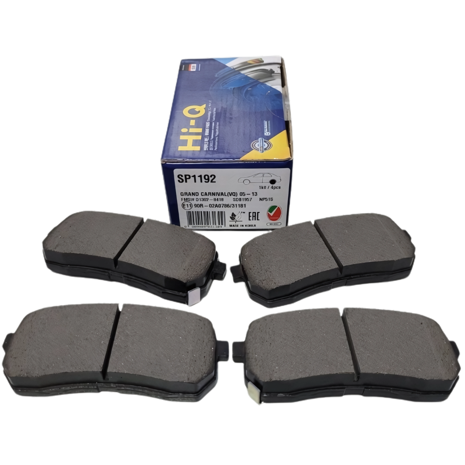 PASTILHAS DE FREIO TRASEIRAS PARA KIA CARNIVAL 2006 A 2015