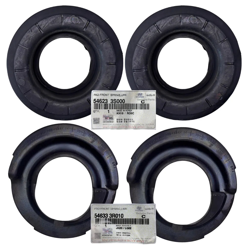 Kit de 4 Calços de Molas Dianteiro Hyundai Santa Fe 2010 a 2013 Original Mobis