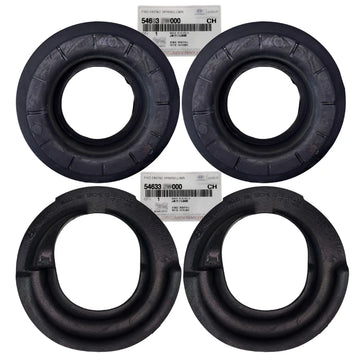 Kit de 4 Calços de Molas Dianteiro Hyundai Grand Santa Fe 2013 a 2016 / Santa Fe 2013 a 2019 Original Mobis
