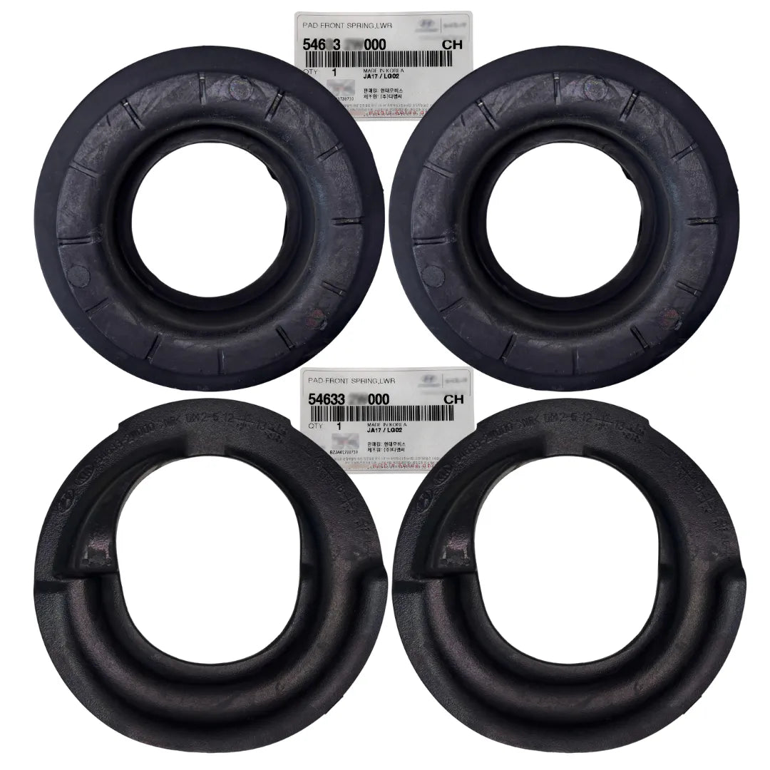 Kit de 4 Calços de Molas Dianteiro Hyundai Grand Santa Fe 2013 a 2016 / Santa Fe 2013 a 2019 Original Mobis