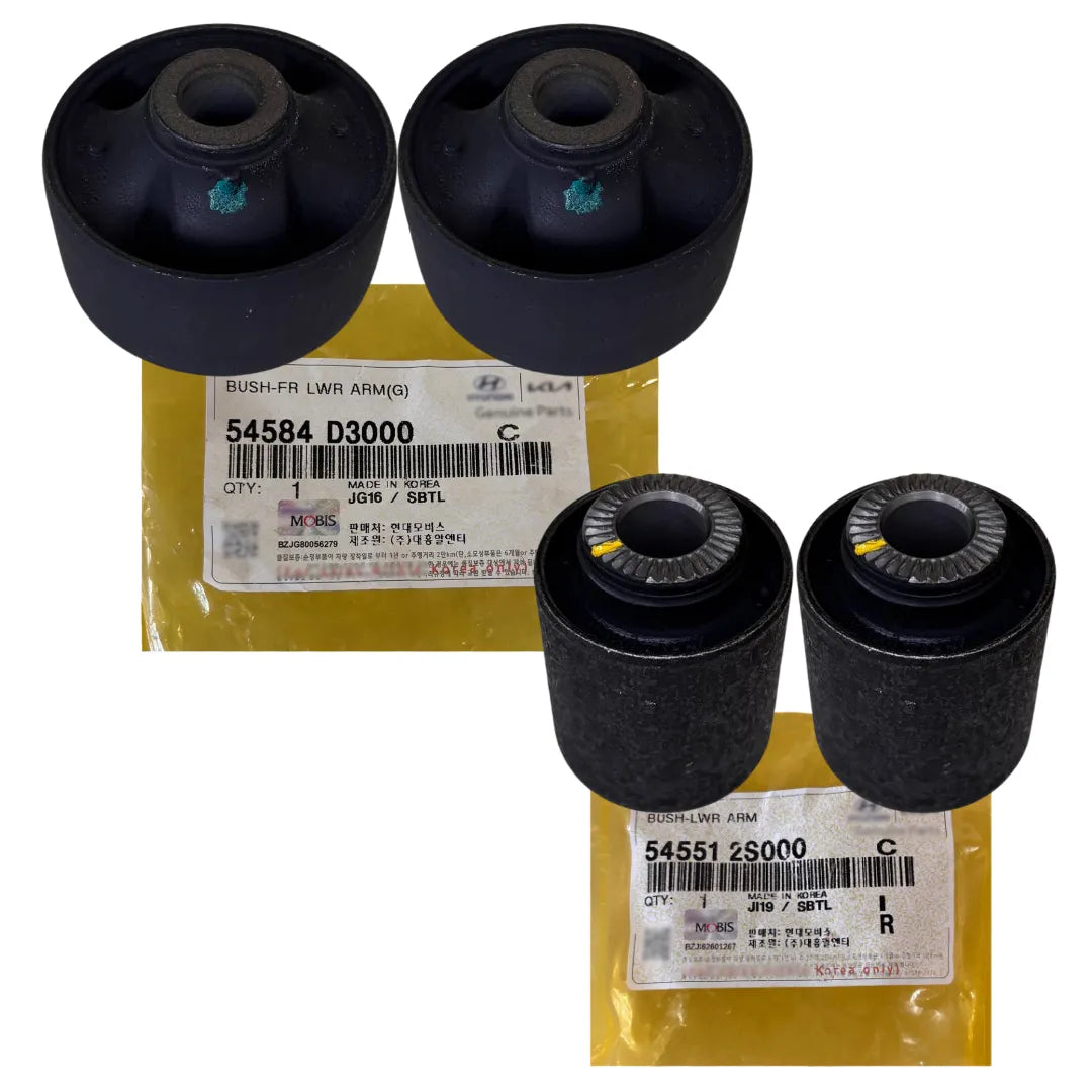 Kit de Buchas das Bandejas Dianteiro Hyundai ix35 2009 a 2013 / New Tucson 2018 a 2025 / Kia Sportage 2010 a 2015 Original Mobis