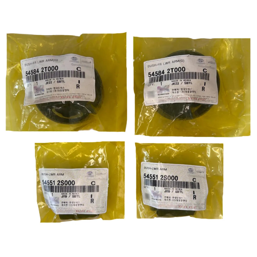 Kit de Buchas das Bandejas Dianteiro Hyundai ix35 2009 a 2013 / New Tucson 2018 a 2025 / Kia Sportage 2010 a 2015 Original Mobis