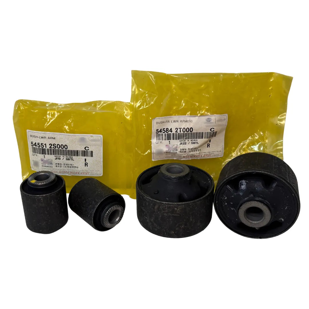 Kit de Buchas das Bandejas Dianteiro Hyundai ix35 2009 a 2013 / New Tucson 2018 a 2025 / Kia Sportage 2010 a 2015 Original Mobis