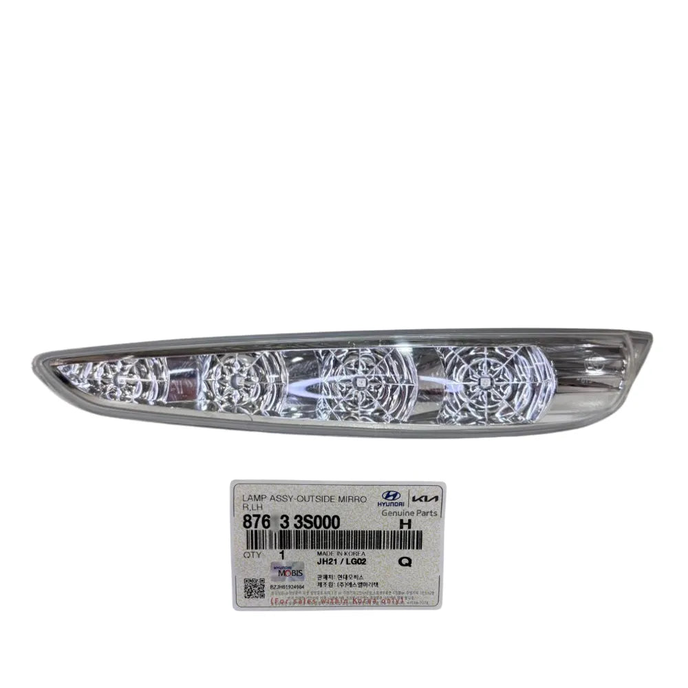 Pisca Seta do Retrovisor Direito Hyundai Sonata 2010 a 2014 Original Mobis