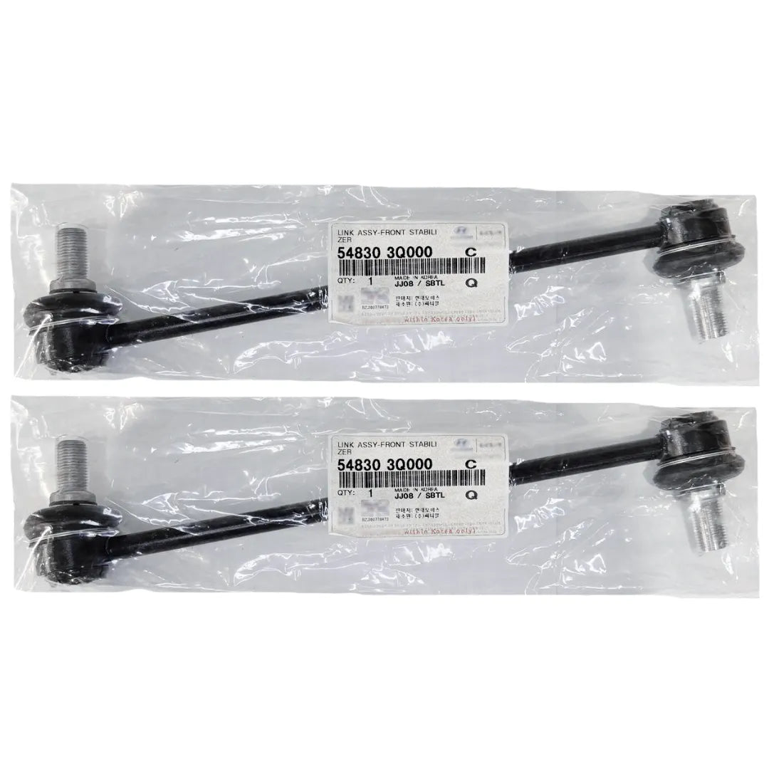 Par de Bieletas Dianteiro Hyundai Azera 2012 a 2020 / HB20 2012 a 2026 / ix35 2009 a 2013 / Sonata 2010 a 2014 / Kia Cadenza 2010 a 2015 / Optima 2012 a 2016 / Sportage 2010 a 2013 Original Mobis