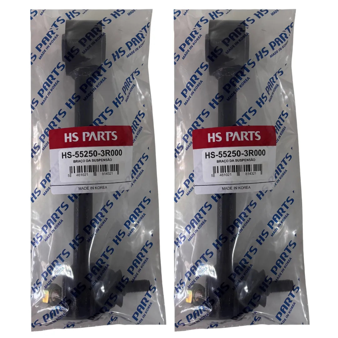 Par de Braços Pivôs Traseiro Hyundai Azera 2012 a 2020 / Sonata 2010 a 2014 / Kia Cadenza 2010 a 2015 / Optima 2010 a 2016 / Sorento 2013 a 2015 HS Parts