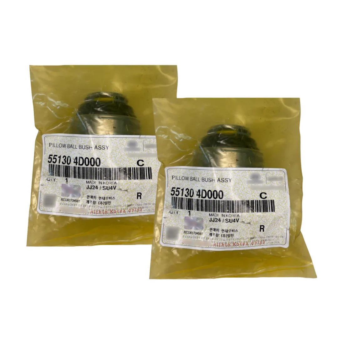 Par de Buchas Hidráulicas Maiores da Manga de Eixo Traseiro Hyundai Azera 2012 a 2020 / Grand Santa Fé 2013 a 2016 / i30 2007 a 2012 / i30 CW 2010 a 2012 / ix35 2009 a 2022 / Santa Fe 2006 a 2019 / Sonata 2010 a 2014 e mais 8 modelos Original Mobis