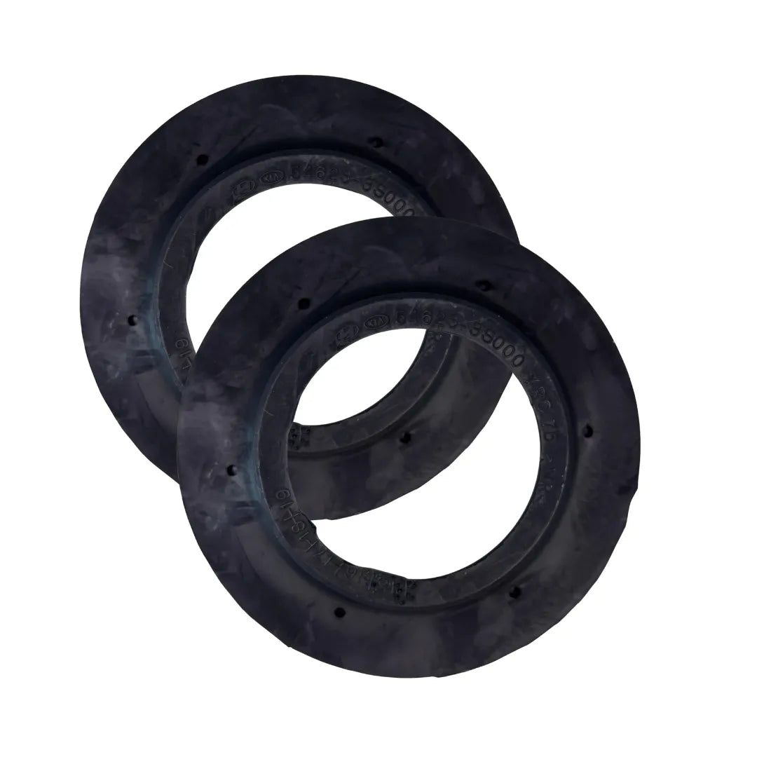 Par de Calços de Molas Dianteiro Superior Hyundai Azera 2012 a 2020 / Grand Santa Fe 2013 a 2016 / ix35 2009 a 2022 / Santa Fe 2010 a 2019 / Sonata 2010 a 2014 / Kia Carens 2008 a 2012 / Optima 2010 a 2016 e mais 2 modelos Original Mobis
