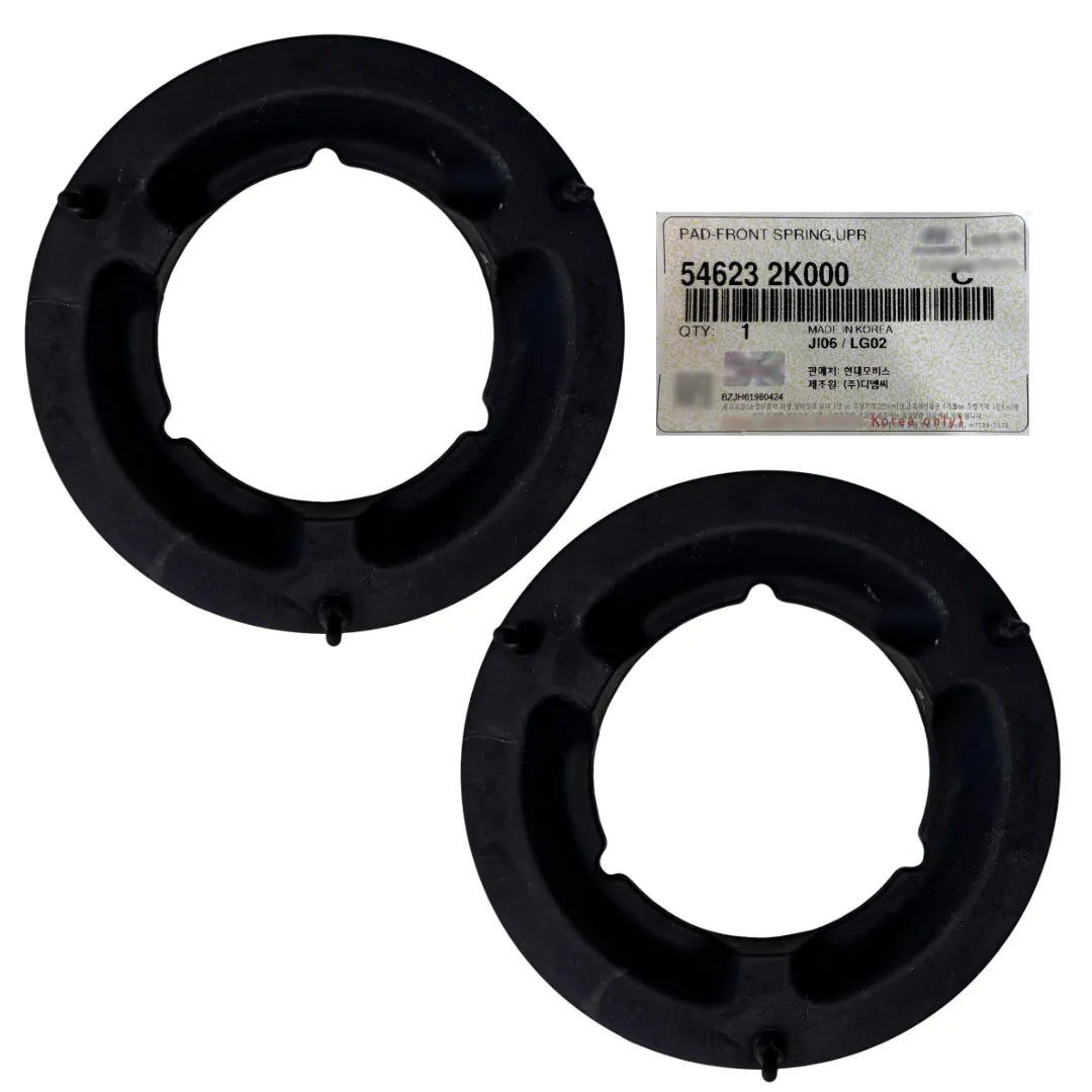 Par de Calços de Molas Dianteiro Superior Hyundai Creta 2017 a 2026 / Elantra 2012 a 2016 / HB20 2012 a 2026 / Veloster 2012 a 2014 / Kia Picanto 2011 a 2019 / Soul 2008 a 2014 Original Mobis