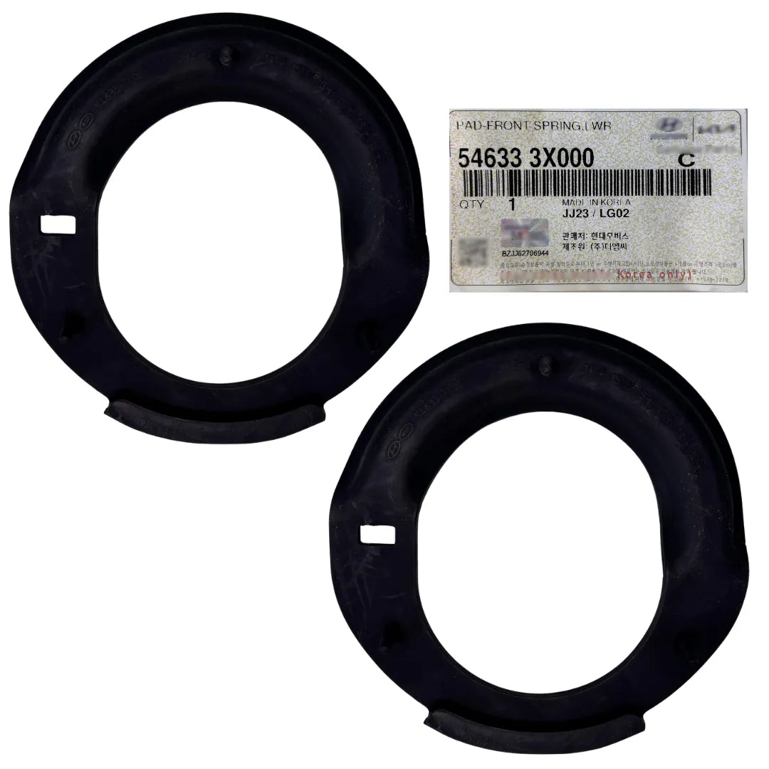 Par de Calços de Molas Dianteiro Inferior Hyundai Creta 2016 a 2025 / Elantra 2012 a 2016 / HB20 2012 a 2026 / Kia Rio 2021 a 2025 Original Mobis