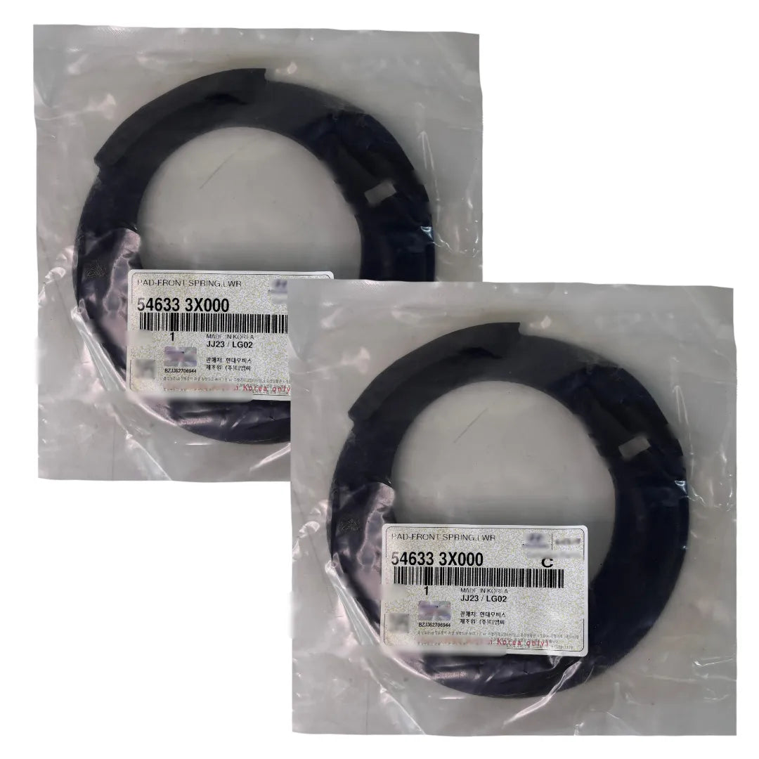 Par de Calços de Molas Dianteiro Inferior Hyundai Creta 2016 a 2025 / Elantra 2012 a 2016 / HB20 2012 a 2026 / Kia Rio 2021 a 2025 Original Mobis