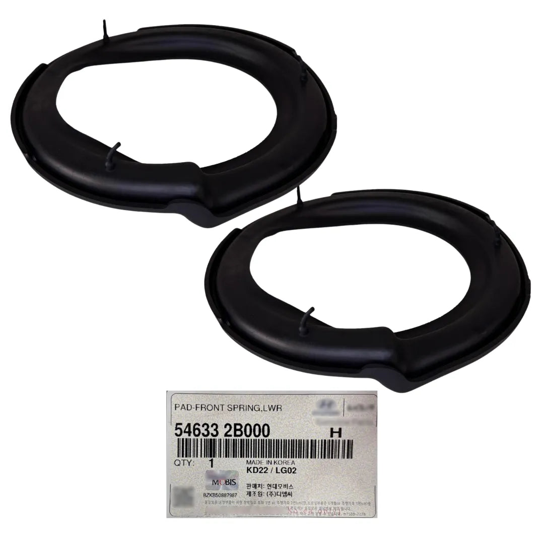 Par de Calços de Molas Dianteiro Inferior Hyundai Santa Fe 2006 a 2010 / Veracruz 2006 a 2013 Original Mobis