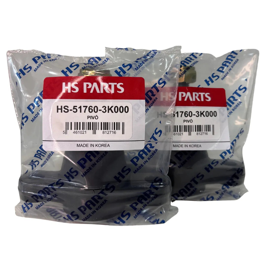 Par de Pivôs Dianteiro Inferior Hyundai Azera 2006 a 2011 / Sonata 2006 a 2009 / Kia Opirus 2006 a 2009 HS Parts