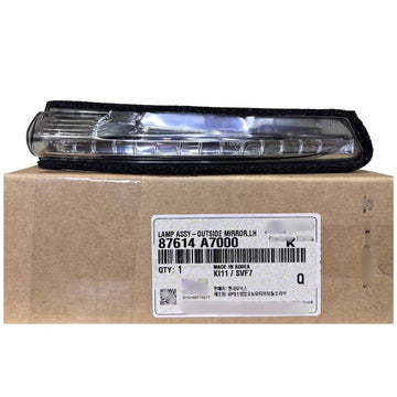 Pisca Seta do Retrovisor Esquerdo Kia Cerato 2014 a 2019 Original Mobis