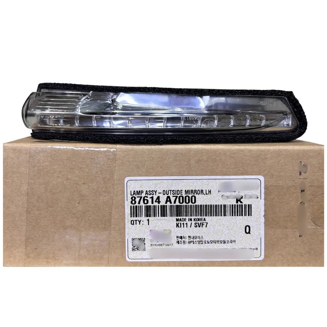 Pisca Seta do Retrovisor Esquerdo Kia Cerato 2014 a 2019 Original Mobis