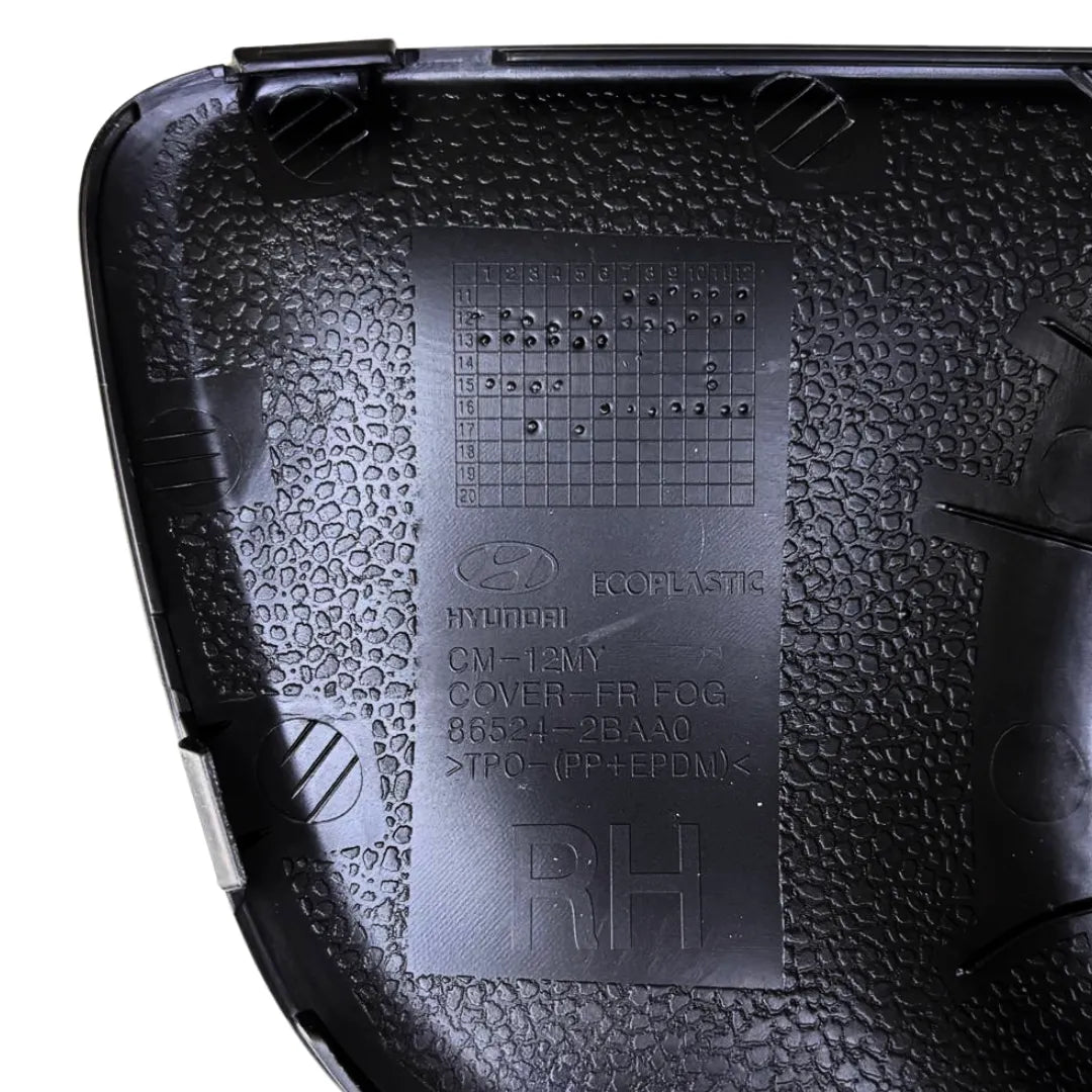 Moldura do Farol de Neblina Direita Hyundai Santa Fe 2011 a 2013 Original Mobis