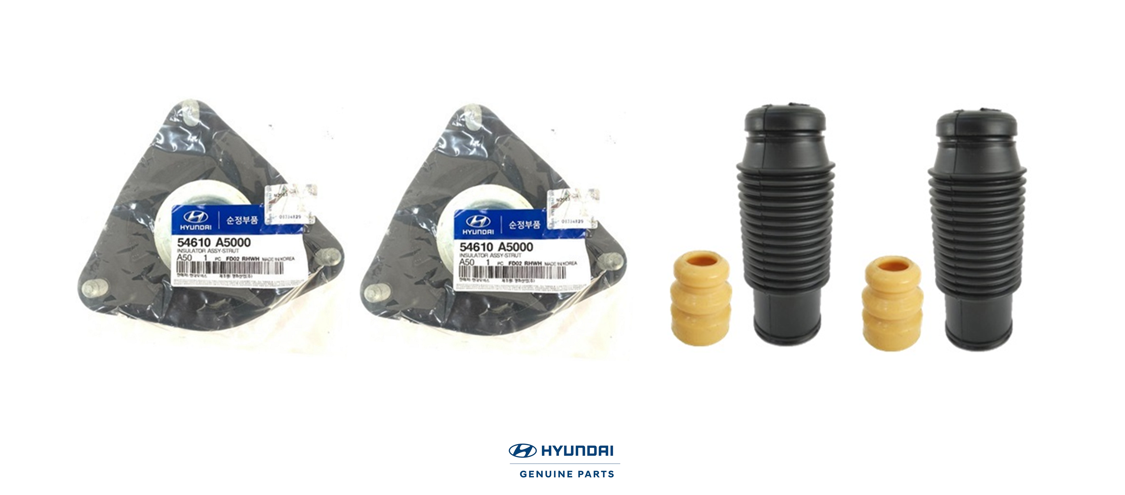KIT DOS AMORTECEDORES DIANTEIROS ORIGINAL HYUNDAI I30 1.6 / 1.8 2013 A 2018